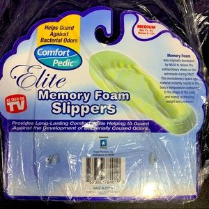 Comfort Pedic Elite Memory Foam Slippers Unisex M